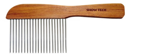 Show Tech - Rosewood Extra Long - grzebień dla ras długowłosych, dł. zębów 6,5 cm
