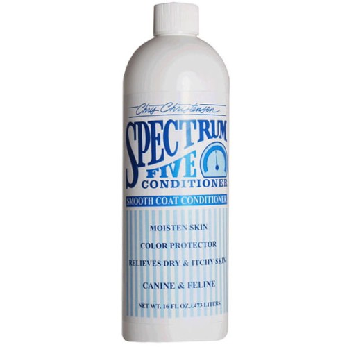 Chris Christensen - Spectrum Five Conditioner - odżywka do miękkiej sierści, nawilżająco - łagodząca, 473 ml