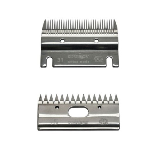 Heiniger - 31/15 - komplet ostrzy dla koni, bydła wysokość strzyżenia 2-4 mm