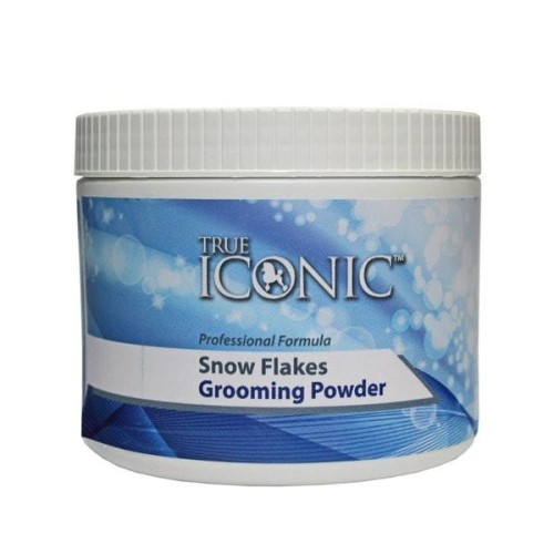 True Iconic - Snow Flakes Grooming Powder - puder groomerski miękki, 250 g