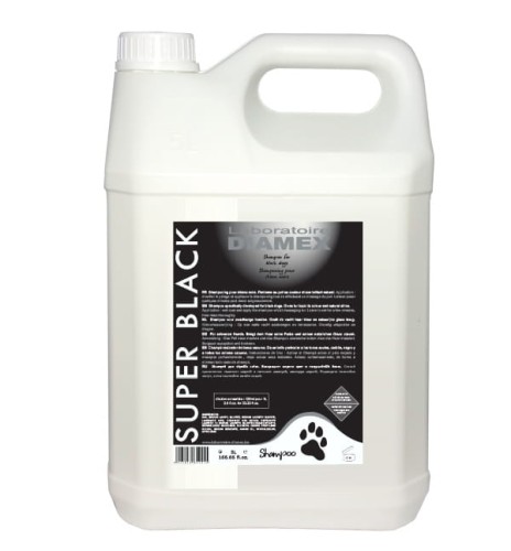 Diamex - Super Black Shampoo - szampon dla psów o czarnym umaszczeniu, 5 l