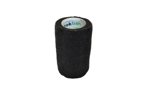 Stokban - bandaż adhezyjny czarny, 10 cm x 4,5 m, 1 sztuka