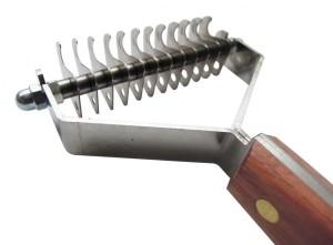 Mars - Coat King 99M750 - trymer hakowy, uchwyt drewniany, 12 haków, rozstaw 5 mm