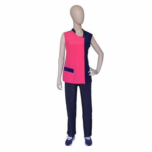 Artero - Brigitte - bluza groomerska granatowo-różowa