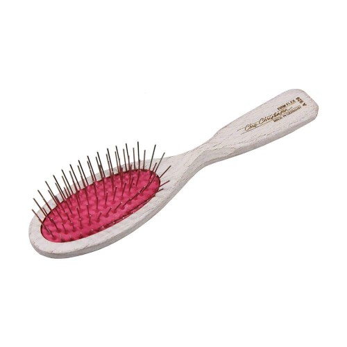 Chris Christensen - Breezy Brush, Firm Flex - mała, owalna szczotka 22 mm, twarda, różowa