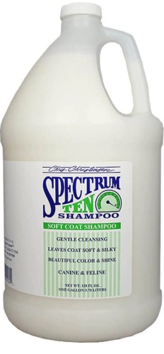Chris Christensen - Spectrum Ten Shampoo - szampon do jedwabistej sierści, 3,78 l
