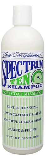Chris Christensen - Spectrum Ten Shampoo - szampon do jedwabistej sierści, 473 ml