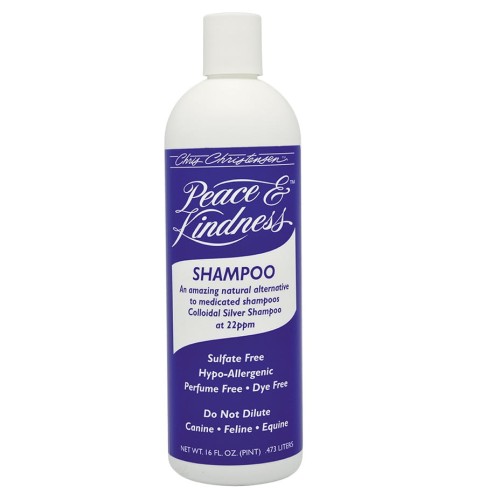 Chris Christensen - Peace & Kindness Shampoo - leczniczy szampon ze srebrem koloidalnym dla psów, kotów i koni, 473 ml