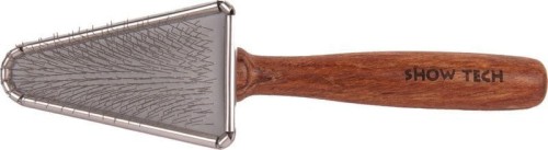 Show Tech - Extra Life Slicker Triangular Rosewood - miękka szczotka pudlówka, trójkątna