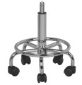 Hocker groomerski 6001 rodeo z oparciem, biały