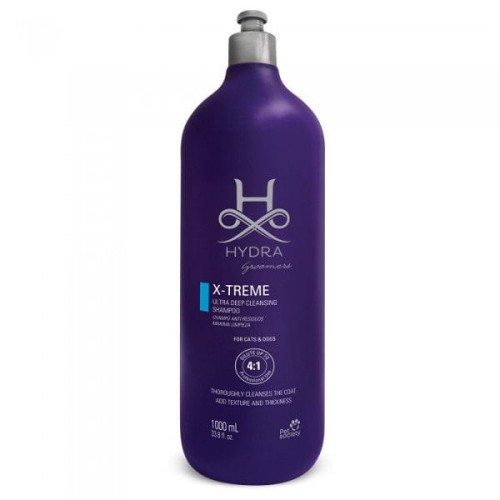 Hydra Groomers - X-Treme Ultra Deep Cleansing Shampoo - szampon głęboko czyszczący do mocno zabrudzonej sierści, 1l