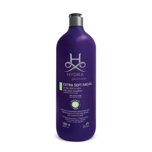 Hydra Groomers - Extra Soft Facial Shampoo - szampon hipoalergiczny oraz do czyszczenia pyszczka, 1l