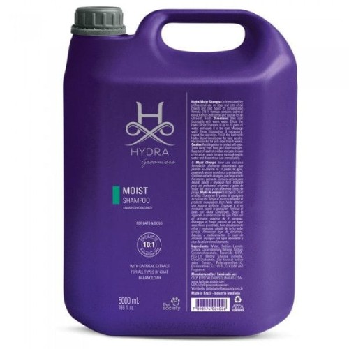 Hydra Groomers - Moist Shampoo - szampon nawilżający 10:1, 5l