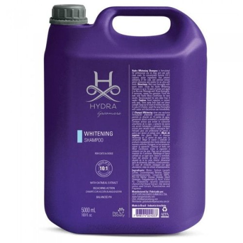Hydra Groomers - Whitening Shampoo - szampon do białej sierści 1:10, 5l