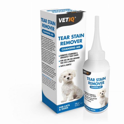 Vetiq - Tear Stain Remover - preparat do usuwania przebarwień wokół oczu i pyska, 100 ml