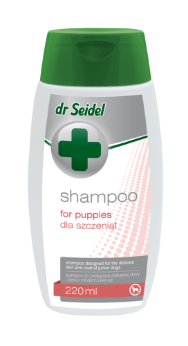 dr Seidel - szampon dla szczeniąt - do pielęgnacji delikanej skóry i sierści, 220 ml