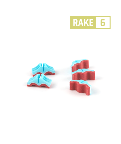 Karhia - Stripping Paw Rake - wymienne łapki do trymowania grubej sierści, 6 szt.