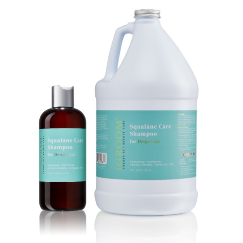iGroom - Squalane Care Shampoo for Drop Coat - szampon odżywczo - pielęgnacyjny ze skwalanem, 473 ml