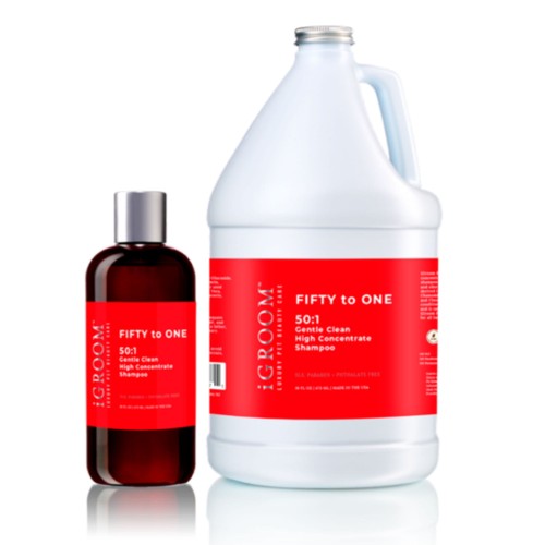iGroom - Fifty to One (50:1) Gentle Clean High Concentrate Shampoo - delikatny szampon mocno skoncentrowany, 473 ml