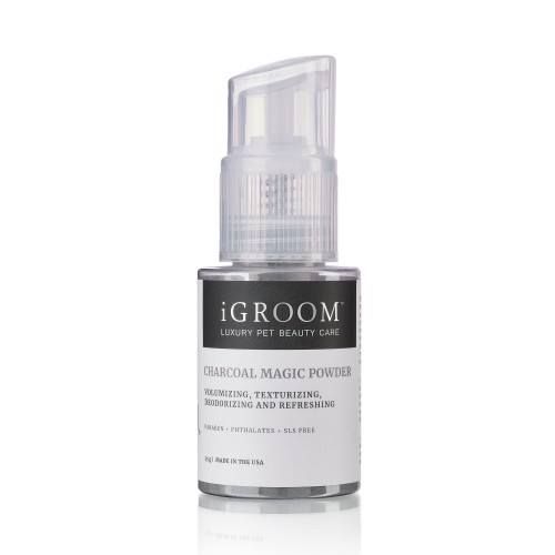 iGroom - Charcoal Magic Powder - puder węglowy zwiększający objętość, nadający tekstury i odświeżający, 25 g