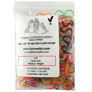 Lainee - gumki lateksowe mix kolorów - large latex band, medium weight - duże, średnia grubość, ok. 350 szt.