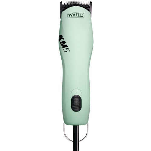 Wahl - KM5 - profesjonalna dwubiegowa maszynka sieciowa z ostrzem Moser nr 10F - 2 mm, neomintgreen / miętowa