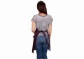 Tikima - Waterproof Poodle Apron - fartuch ochronny wodoodporny, czarny z motywem różowych pudli