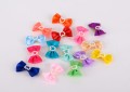 Show Tech - Candy Bows - kokardki z ozdobnym serduszkiem, mix kolorów, 50 szt.