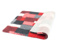 Dry Bed, typ A+, - legowisko, suche posłanie dla szczeniaków i zwierząt dorosłych - czerwono-szary patchwork