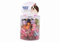 Show Tech - Fancy Polka Dot Bows - kokardki podwójne w kropki, mix kolorów, 50 szt.