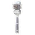 ActiVet - Diamond Daily Care Brush Soft  Green - mała, miękka, dwustronna szczotka z dwoma rodzajami igieł, szerokość 4,5 cm