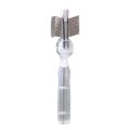 ActiVet - Diamond Daily Care Brush Firm Lila - mała, twarda, dwustronna szczotka z dwoma rodzajami igieł, szerokość 4,5 cm
