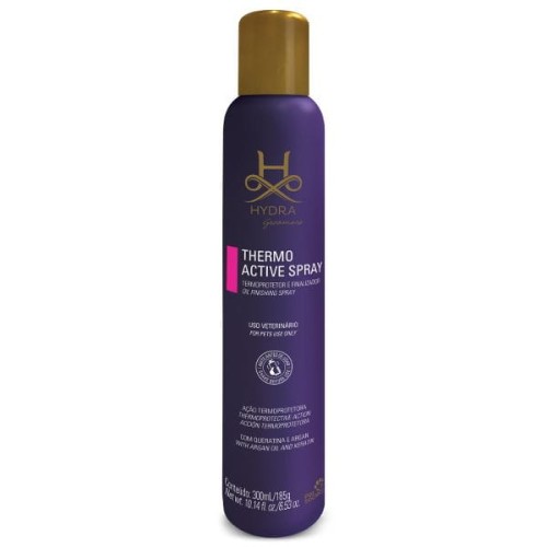 Hydra Groomers - Thermo Active Oil Finishing  Spray - ochrona termiczna z olejkiem arganowym i keratyną, 300 ml