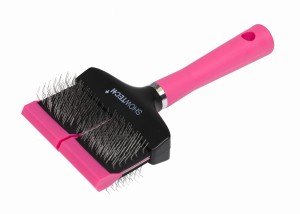 Show Tech+ Flex Slicker Double Soft  - duża, dwustronna szczotka do rozczesywania i puszenia włosa, miękka