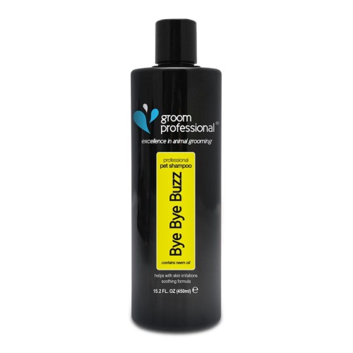 Groom Professional - Bye Bye Buzz Shampoo - szampon oczyszczający, odstraszający pchły i inne owady, 450 ml