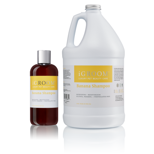 iGroom - Banana Shampoo - szampon z ekstraktem z banana, odżywczy i nawilżający,  3,8l