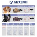 Artero - Muzzle Love - kaganiec nylonowy regulowany z nadrukiem 