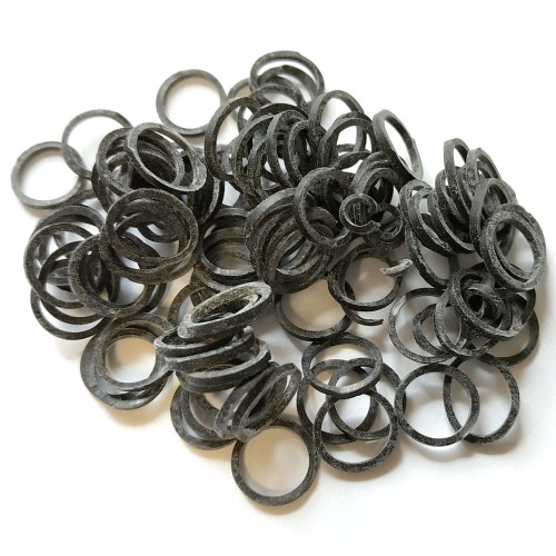  HPP - gumki lateksowe czarne, średnica 0,8 cm, 100 szt.