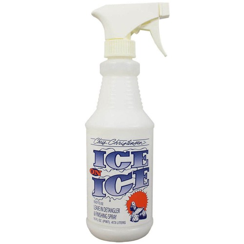 Chris Christensen - Ice on Ice - odżywka do rozczesywania, antystatyczna i wykończeniowa z filtrem przeciwsłonecznym, 473 ml