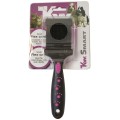 KW Smart - Flexible Brush - dwustronna szczotka pudlówka do puszenia i rozczesywania włosa, mała