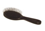 1 All Systems - Large Pin Brush - duża, twarda szczotka w plastikowej oprawie, kolor czarny