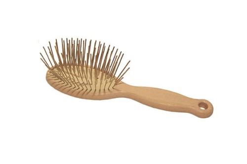 1 All Systems - Pin Brush - mała szczotka drewniana z długimi igłami 32,5 mm, bardzo miękka