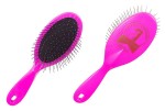 1 All Systems - Large Pin Brush - duża, twarda szczotka w plastikowej oprawie, kolor różowy