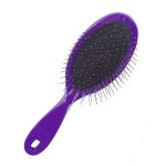 1 All Systems - Large Pin Brush - duża, twarda szczotka w plastikowej oprawie, kolor fioletowy