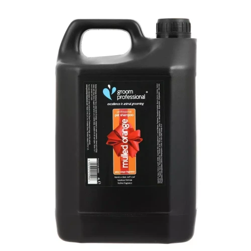 Groom Professional - Mulled Orange Shampoo - szampon do każdego rodzaju sierści o zapachu pomarańczy z cynamonem, 4l