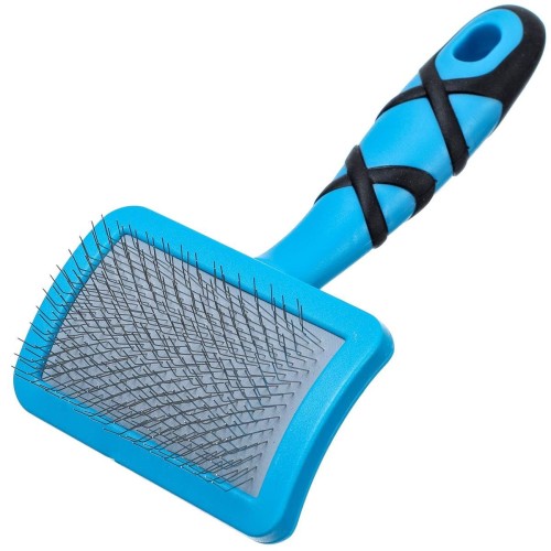 Groom Professional - Curved Soft Slicker Brush Small - miękka szczotka pudlówka, mała