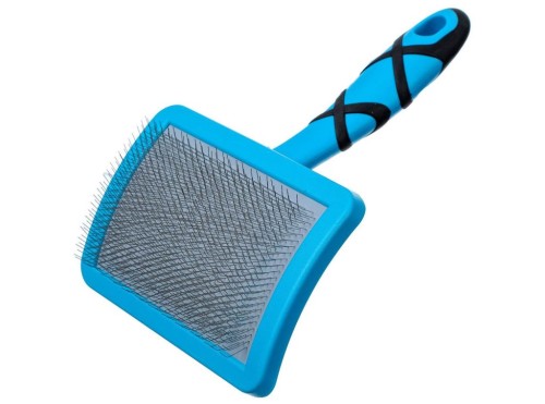 Groom Professional - Curved Soft Slicker Brush Large - miękka szczotka pudlówka, duża