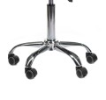 Hocker groomerski z oparciem BD-9934, szary