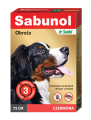 dr Seidel - Sabunol - obroża przeciw kleszczom i pchłom dla psa, czerwona 75 cm