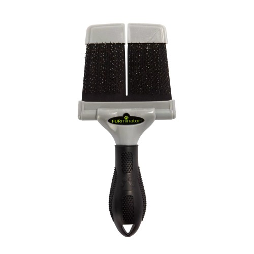 FURminator - Slicker Brush Large Soft - duża, dwustronna szczotka do rozczesywania i puszenia, miękka